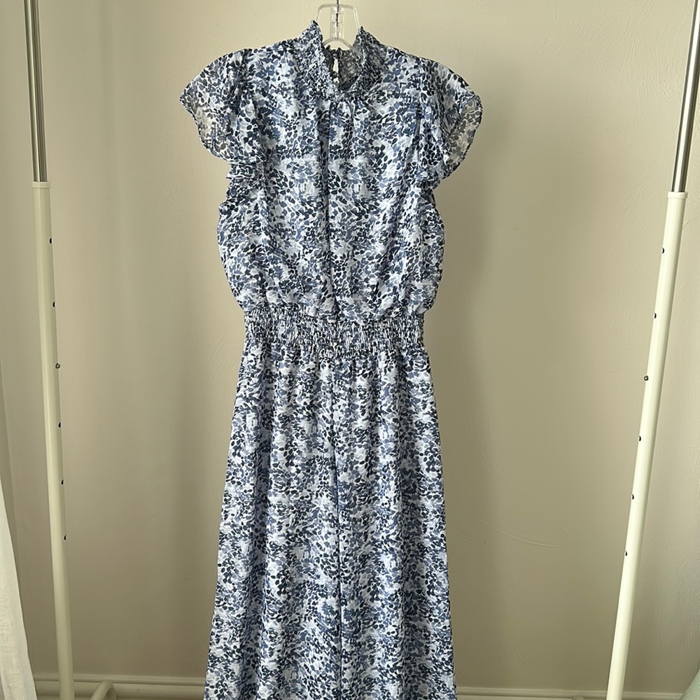Blue jumpsuit worn only once